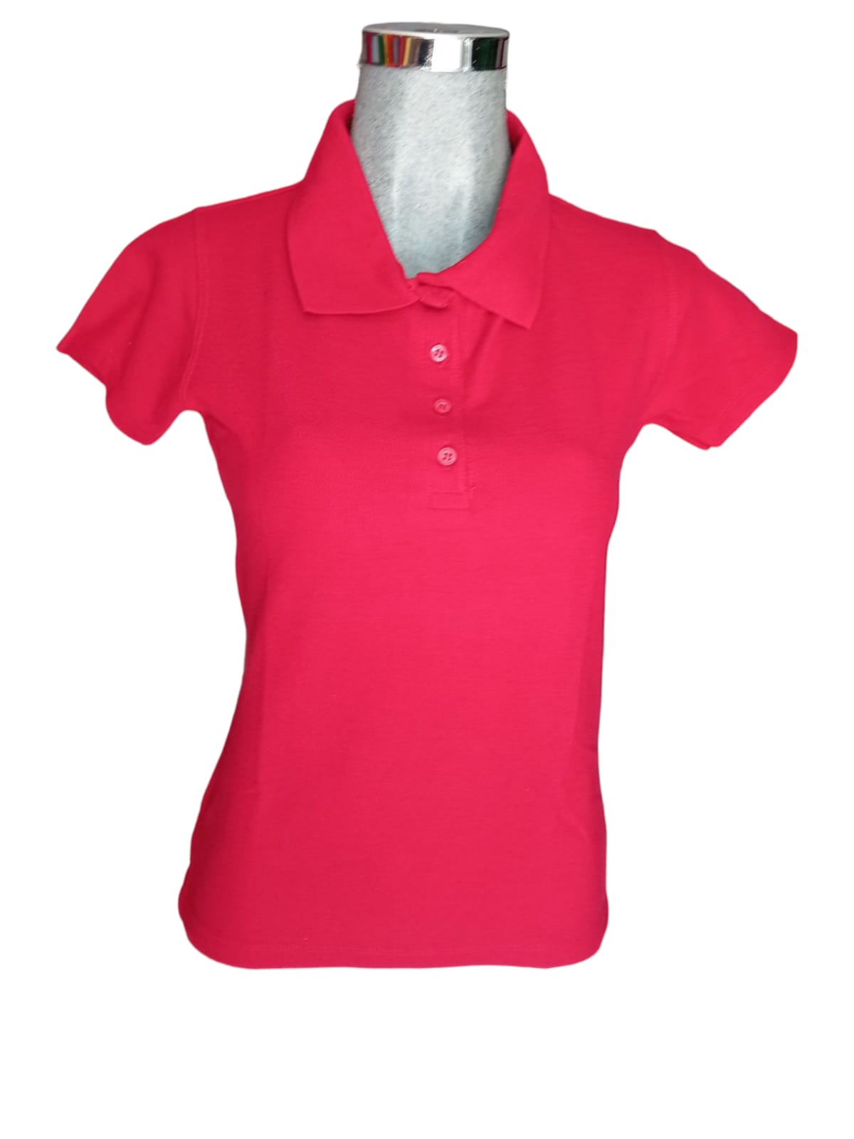 Playera tipo polo dama "ROJO"
