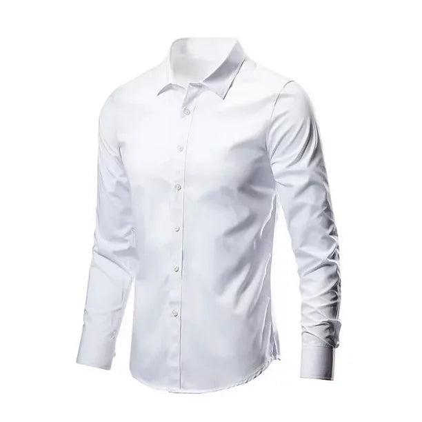 Camisa Blanca Manga Larga "Joshua"