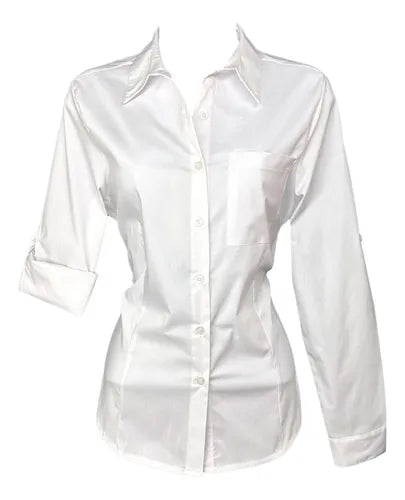 Blusa Blanca Manga Larga "Joshua"